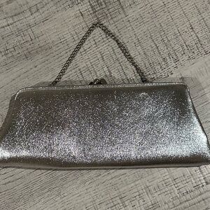 Vintage Silver Evening Clutch